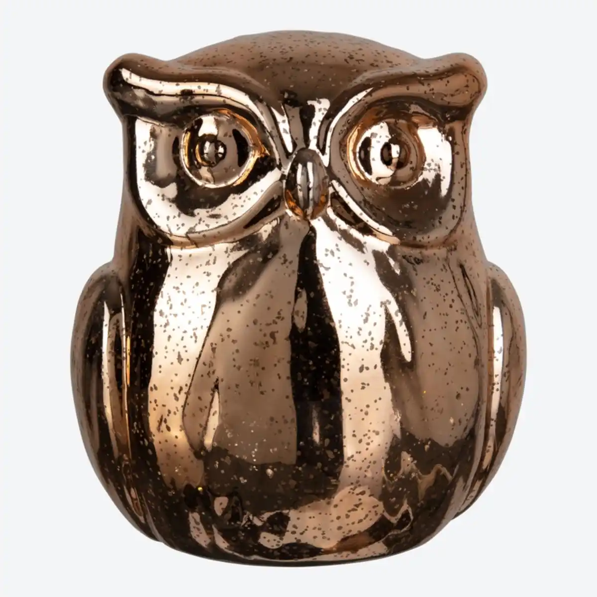 Bild 4 von LED-Eule aus Glas, ca. 16x13x19,5cm