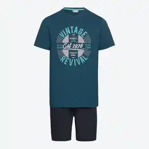 Herren-Shorty mit Frontaufdruck