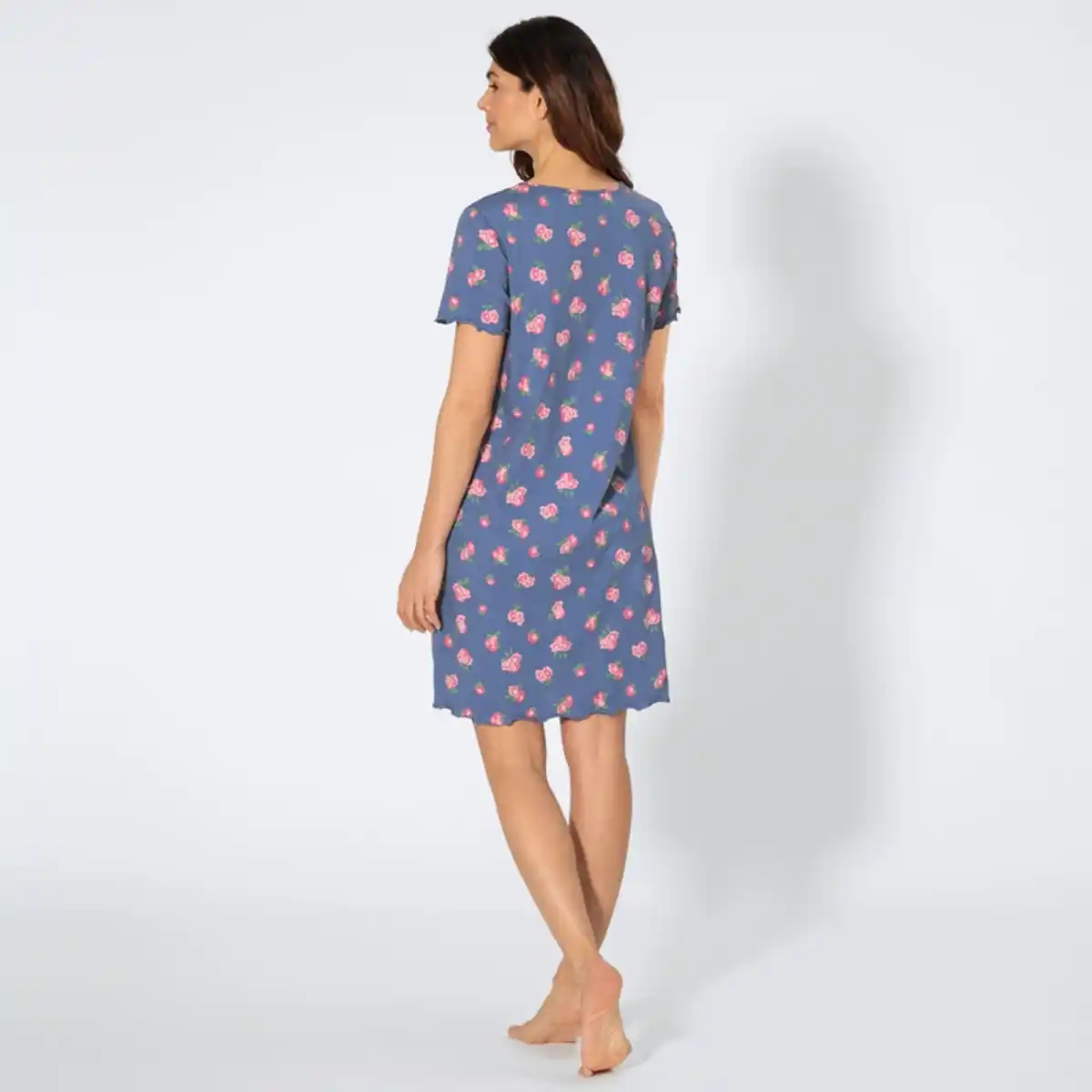 Bild 4 von Damen-Nachthemd mit Spitzendetail