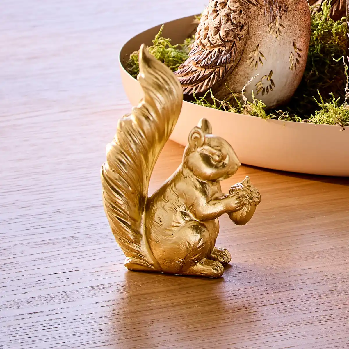 Bild 1 von Deko-Eichhörnchen-Figur in Gold-Optik, ca. 11,5cm