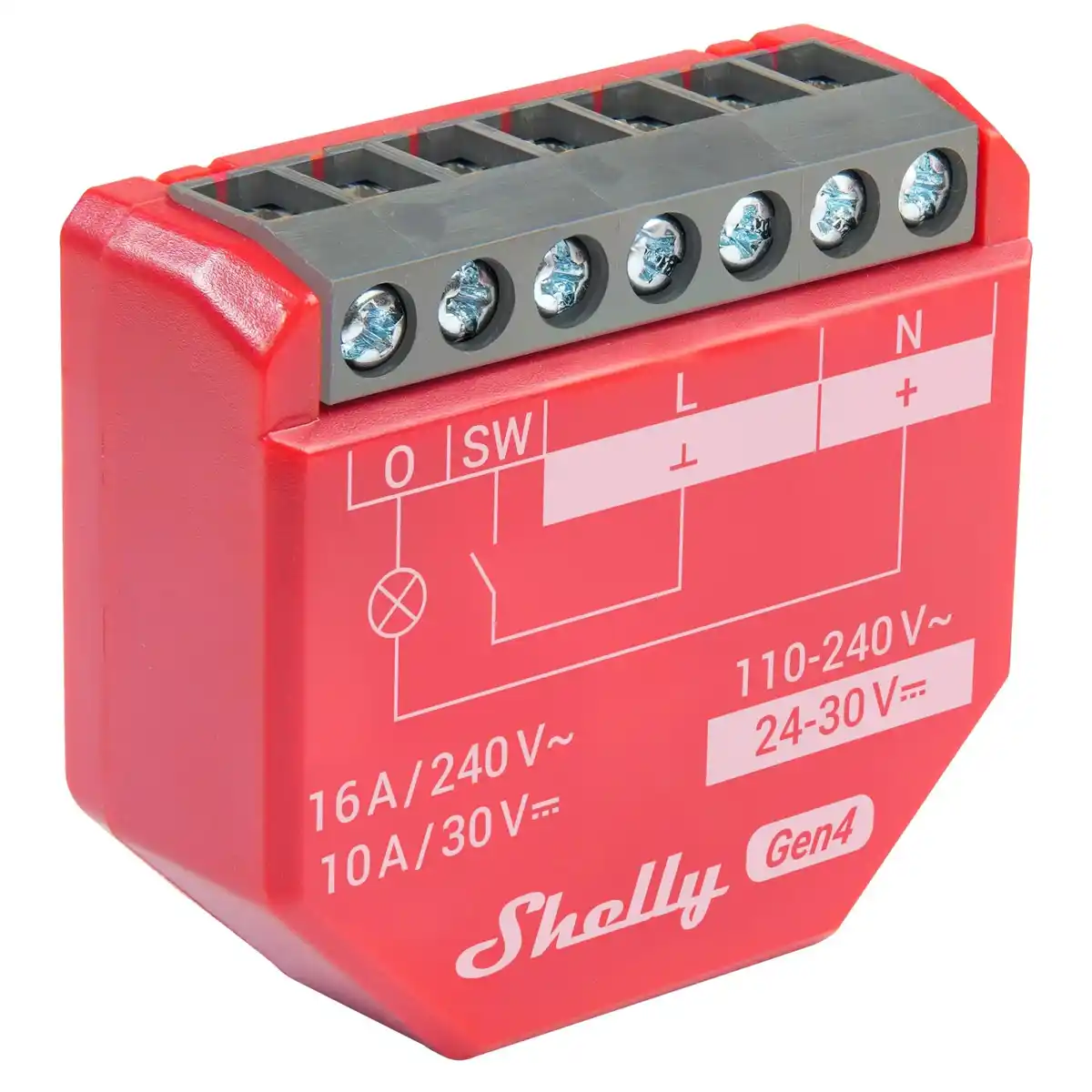 Bild 4 von Shelly Smart-Relais 1PM Unterputz Gen4 4er-Pack