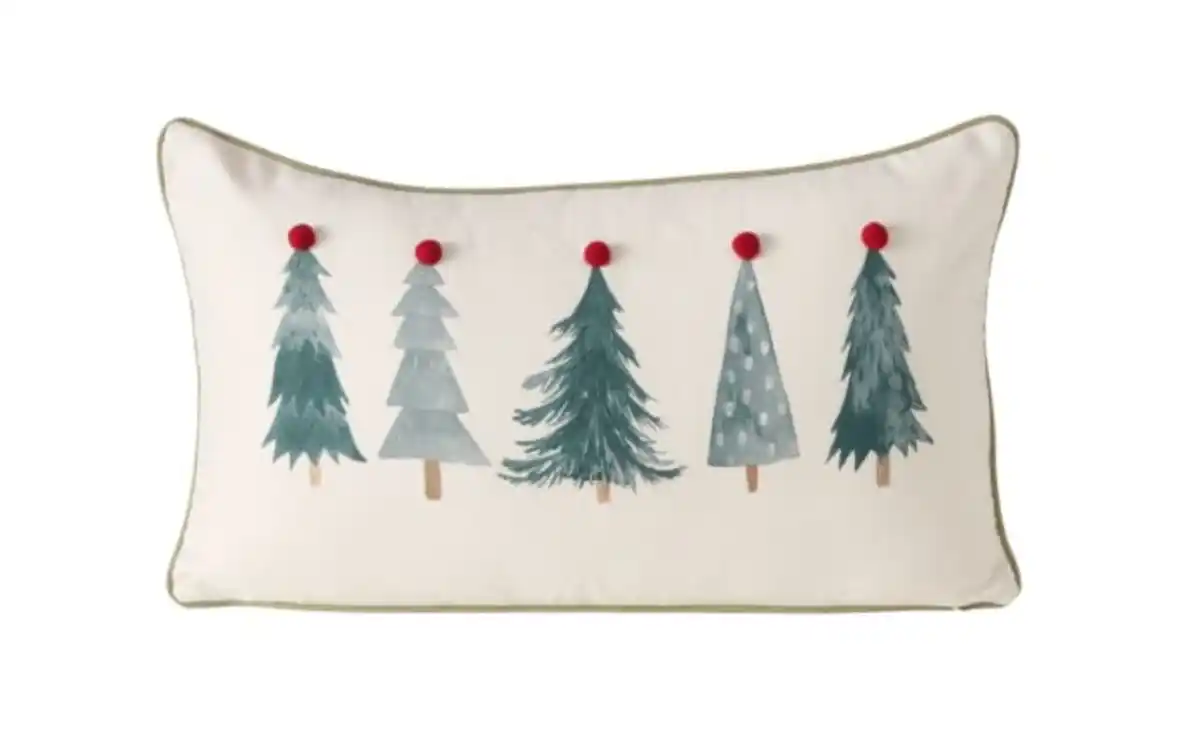 Bild 1 von Kissen Carol, beige/grün, 50 x 30 cm