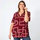 Bild 1 von Damen-Bluse mit modischem Druck, große Größen