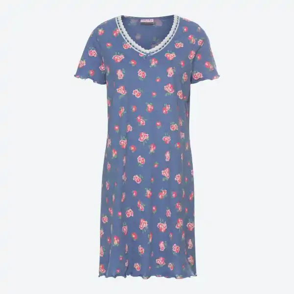 Bild 2 von Damen-Nachthemd mit Spitzendetail