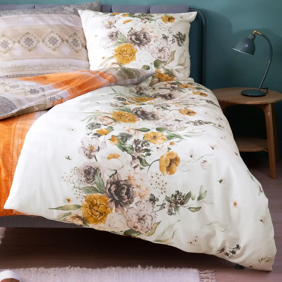 Bild 1 von Biber-Bettwäsche-Garnitur aus reiner Baumwolle