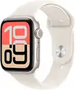 Bild 1 von Apple Watch SE 3 (44mm) GPS+5G Smartwatch Alu mit Sportarmband S/M polarstern/polarstern