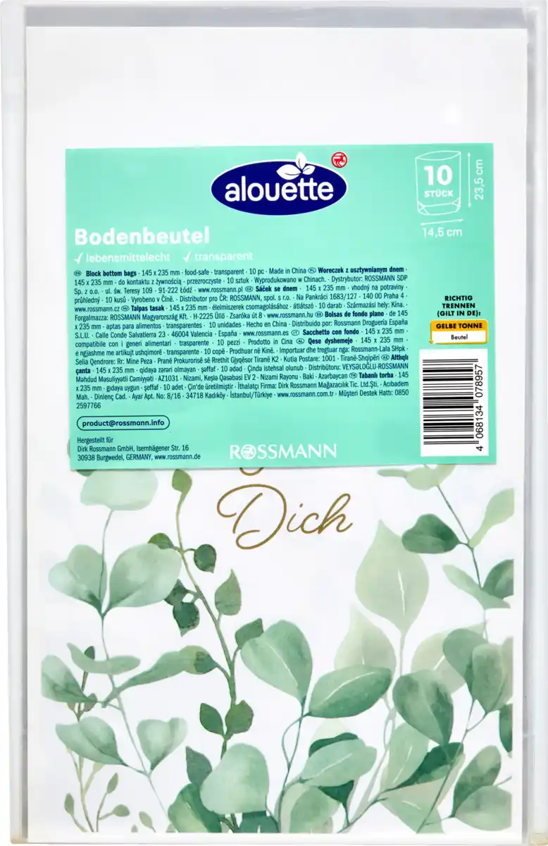 Bild 3 von alouette Bodenbeutel Groß Eukalyptus/Herzen