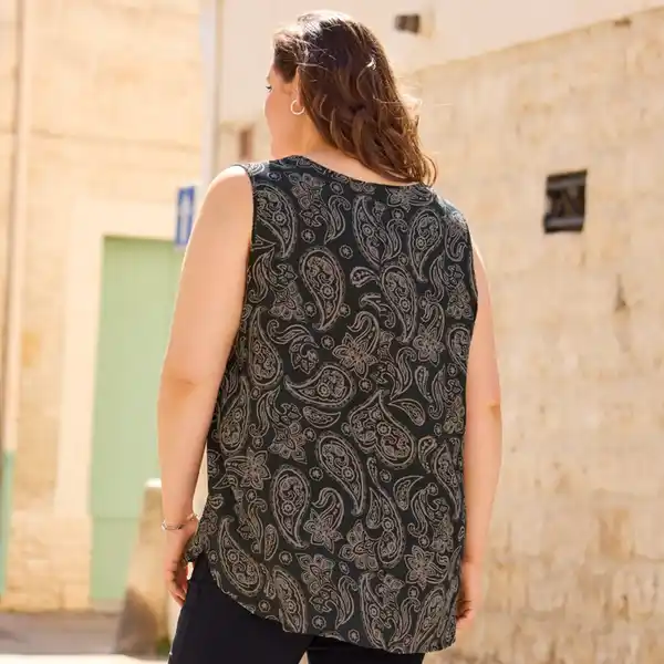 Bild 4 von Damen-Bluse mit modischem Druck, große Größen