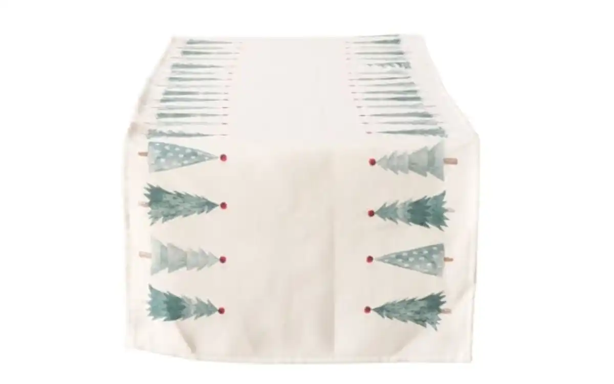 Bild 1 von Tischläufer Carol, beige/grün, 140 cm