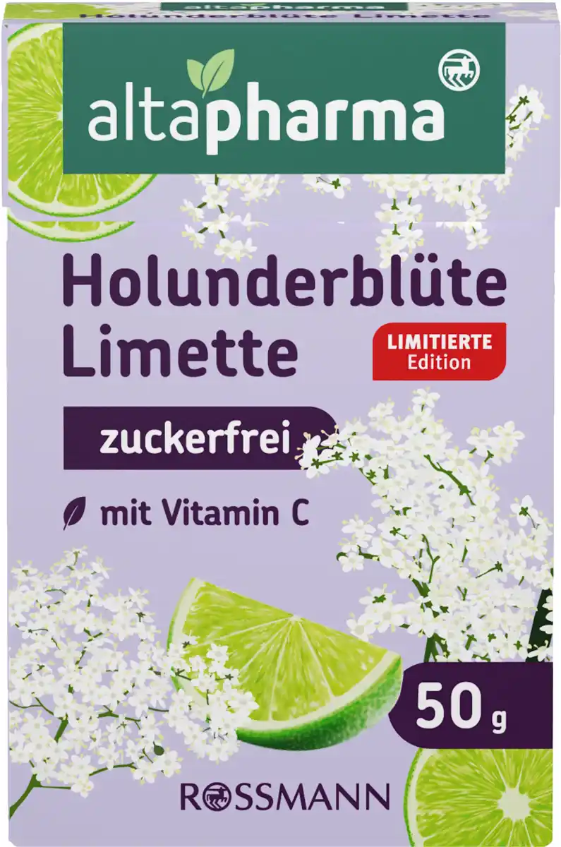 Bild 2 von altapharma Holunderblüte-Limette, 50 g
