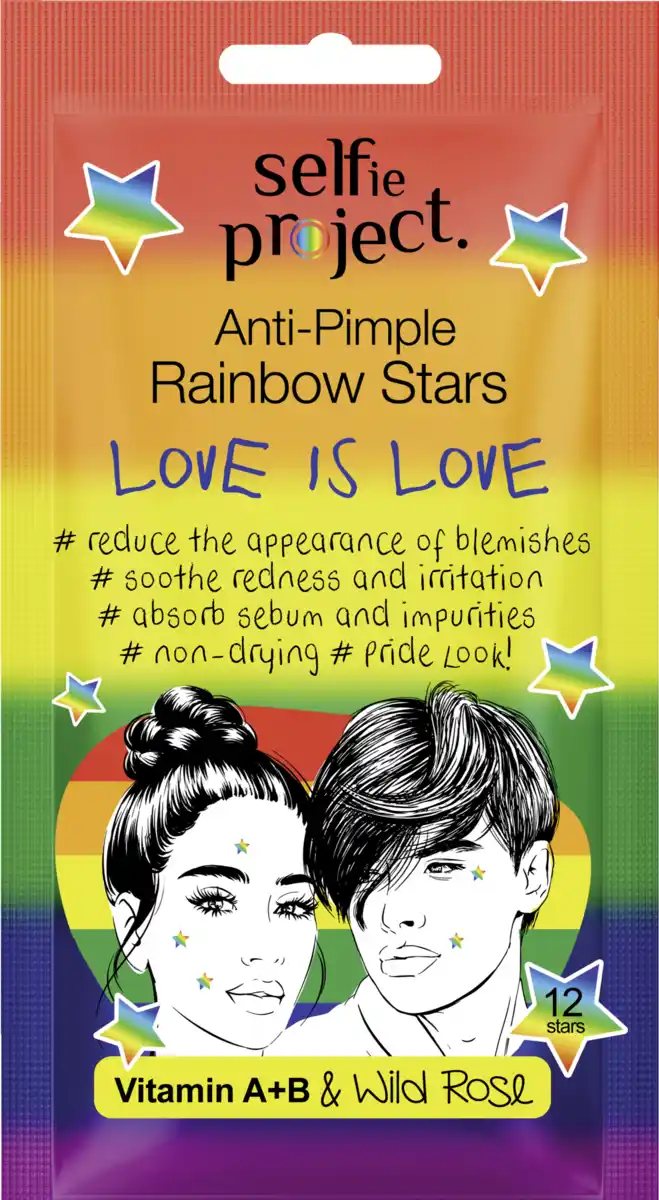 Bild 1 von Selfie Project Anti-Pimple Stars #LoveIsLove
