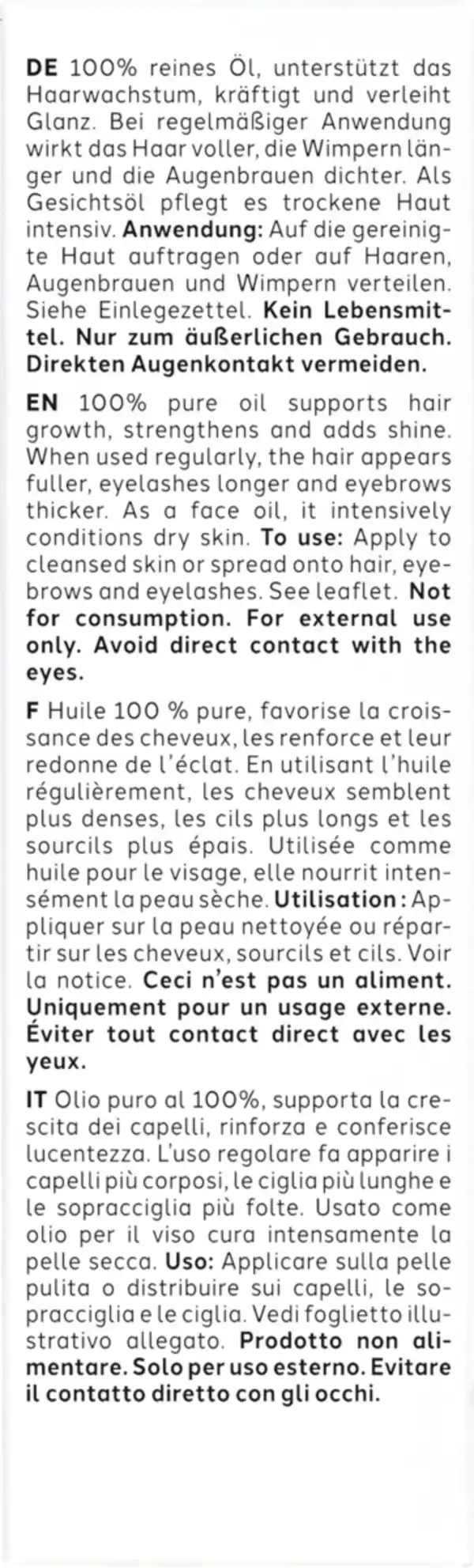 Bild 2 von Dr. Scheller Reines Rizinusöl, 30 ml