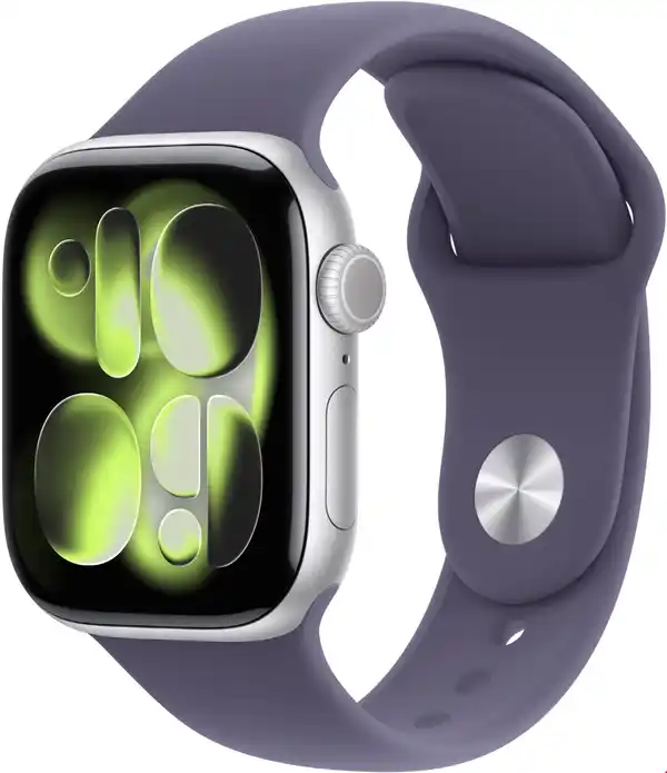 Bild 1 von Apple Watch Series 11 (42mm) GPS Smartwatch Alu mit Sportarmband S/M silber/nebelviolett