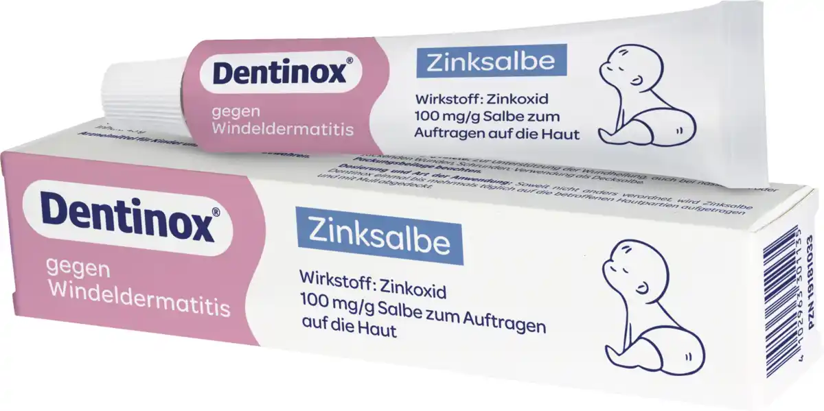Bild 3 von Dentinox Zinksalbe gegen Windeldermatitis, 45 g