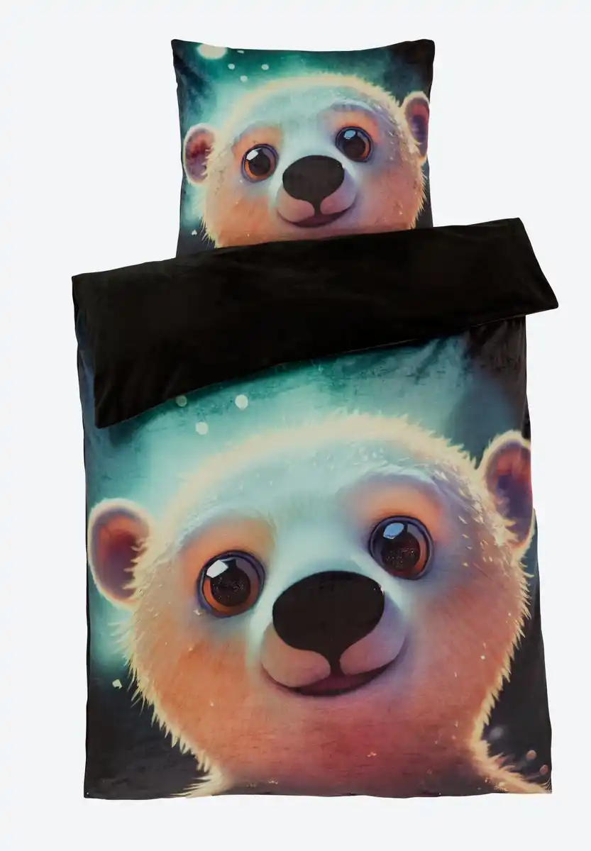 Bild 1 von Cashmere-Touch-Bettwäsche-Garnitur mit Digital-Druck