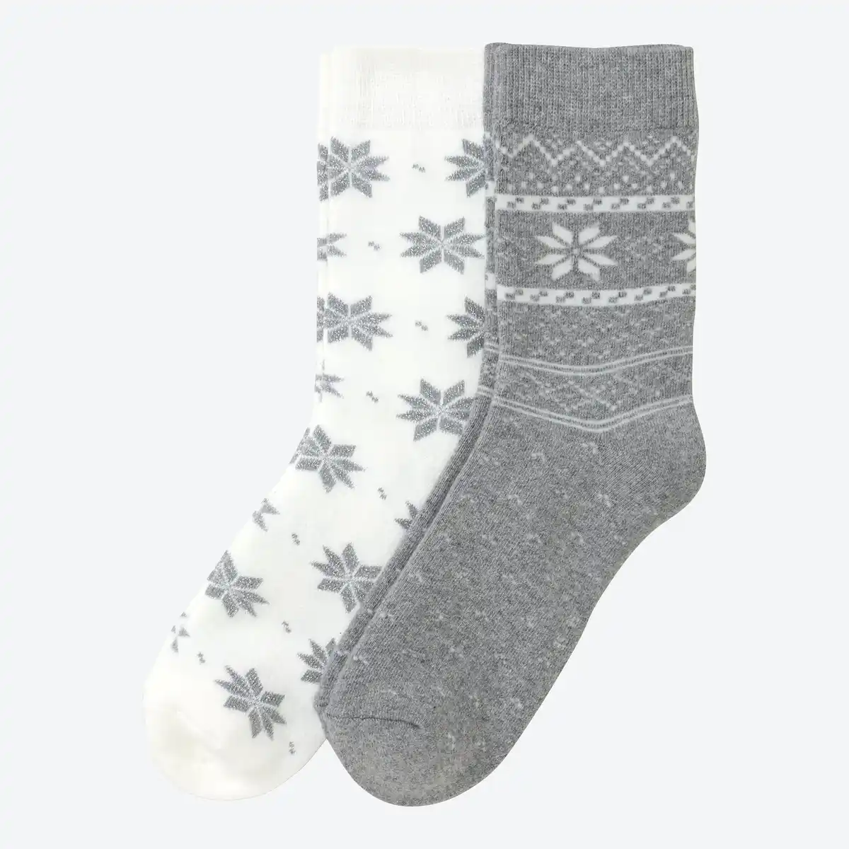 Bild 1 von Damen-Thermo-Socken mit Winter-Motiv, 2er-Pack