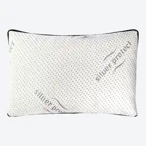 Viscoelastisches Nackenkissen mit Silber-Finish, ca. 40x60x4cm