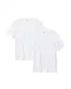 Bild 2 von 2er-Pack Herren-T-Shirts, Regular Fit, Rundhalsausschnitt weiß