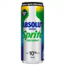 Bild 1 von Absolut Vodka Sprite Zero Sugar 0,33l