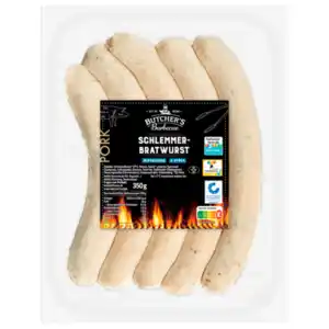Butcher's Barbecue Schlemmer-Bratwurst Mittelgrob 5 Stück 350g