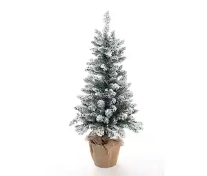 Evergreen LED-Weihnachtsbaum mit Jutetopf, ca. 90 cm