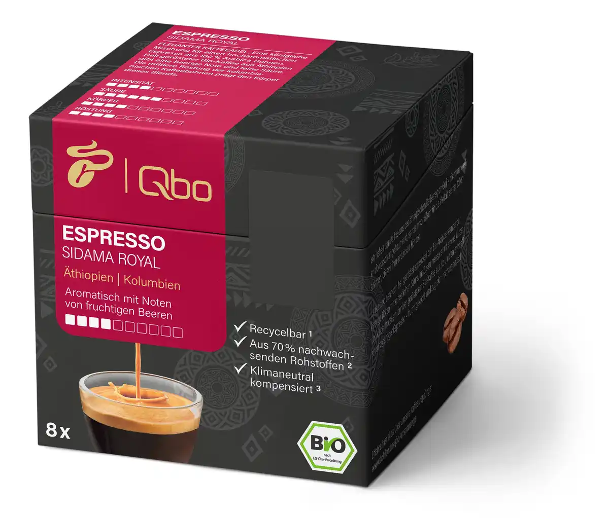 Bild 1 von Qbo Espresso SIDAMA ROYAL - 8 Kapseln