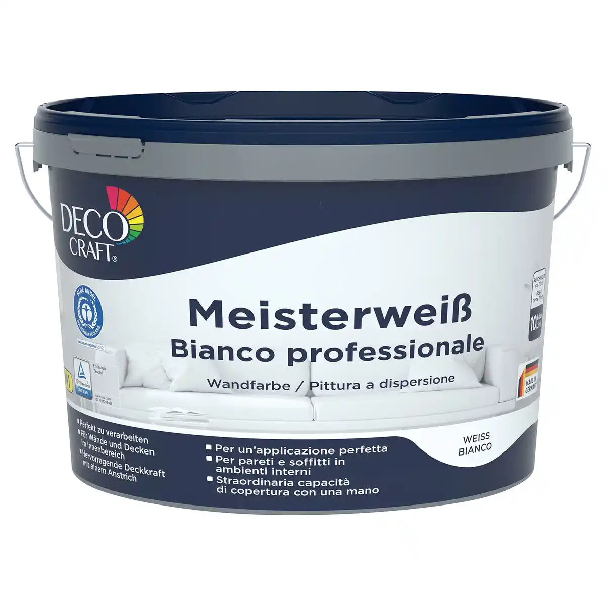 Bild 1 von DECO CRAFT Meisterweiß 10 l