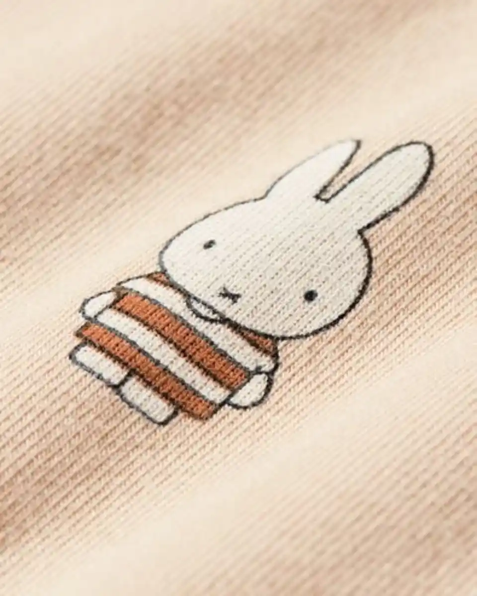 Bild 4 von Miffy-Strampler aus Baumwolle mit Stretch beige