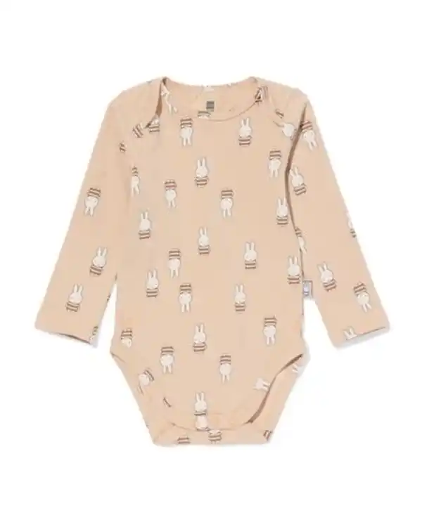Bild 1 von Miffy-Strampler aus Baumwolle mit Stretch beige