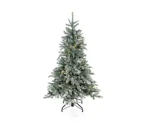 Künstlicher Weihnachtsbaum »Fichte« beschneit mit LED-Lichterkette, 150 cm