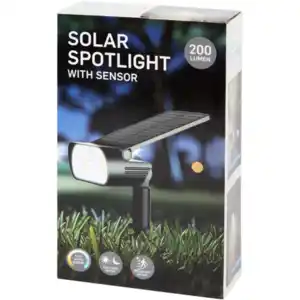 Solar-Gartenlampe mit Bewegungssensor
