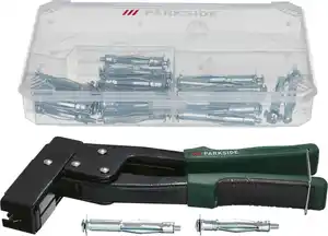 PARKSIDE® Hohlraum-Metalldübel Montage-Set, 31-teilig