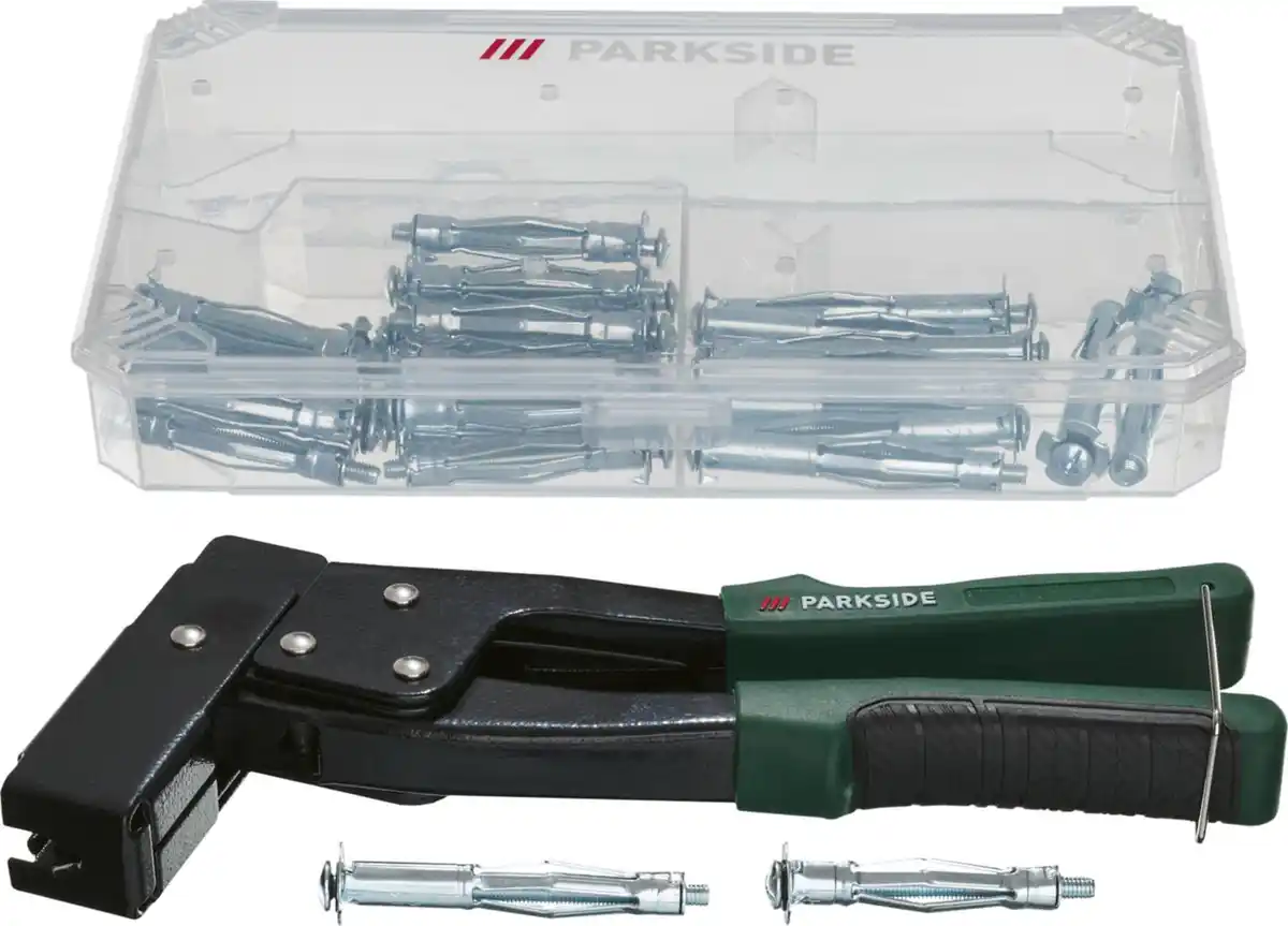 Bild 1 von PARKSIDE® Hohlraum-Metalldübel Montage-Set, 31-teilig