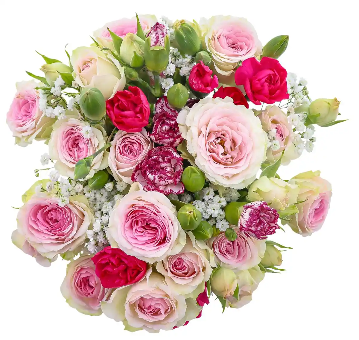 Bild 2 von Nelken-Sprayrosenstrauß