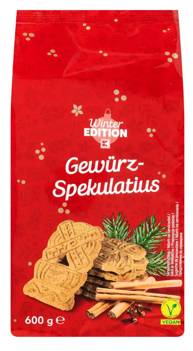 Bild 1 von K-WINTER EDITION Gewürz-Spekulatius, 600-g-Packg.