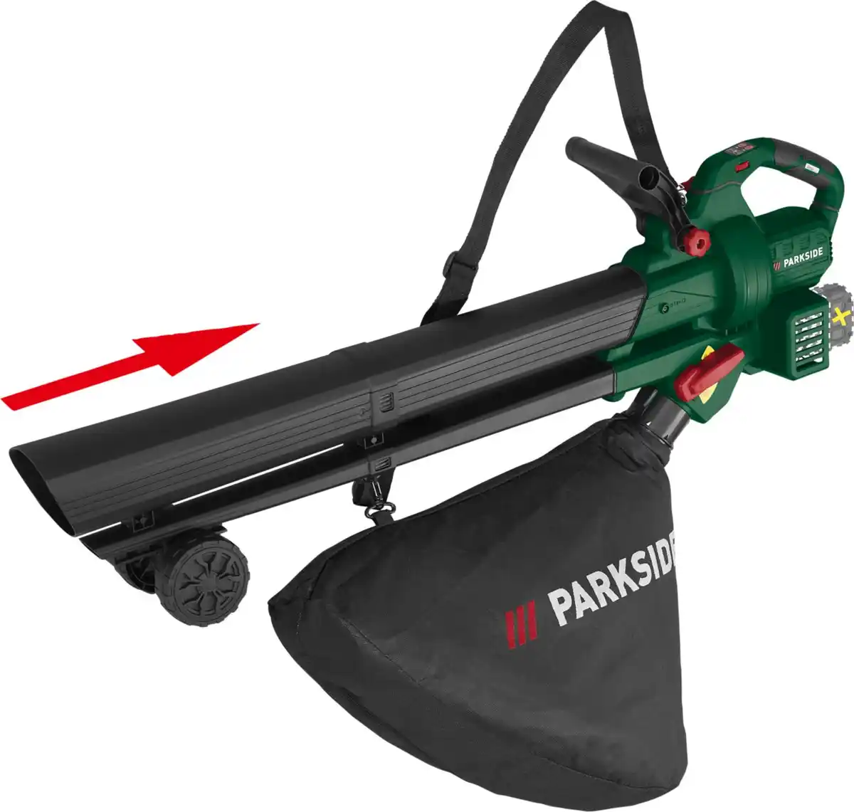 Bild 1 von PARKSIDE® Akku-Laubsauger/-bläser 40 V »PLSBA 40-Li A1« ohne Akku