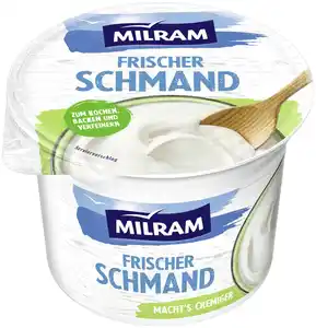 MILRAM Schmand, 24 % Fett, 250-g-Becher