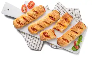Pizzasnack, Stück