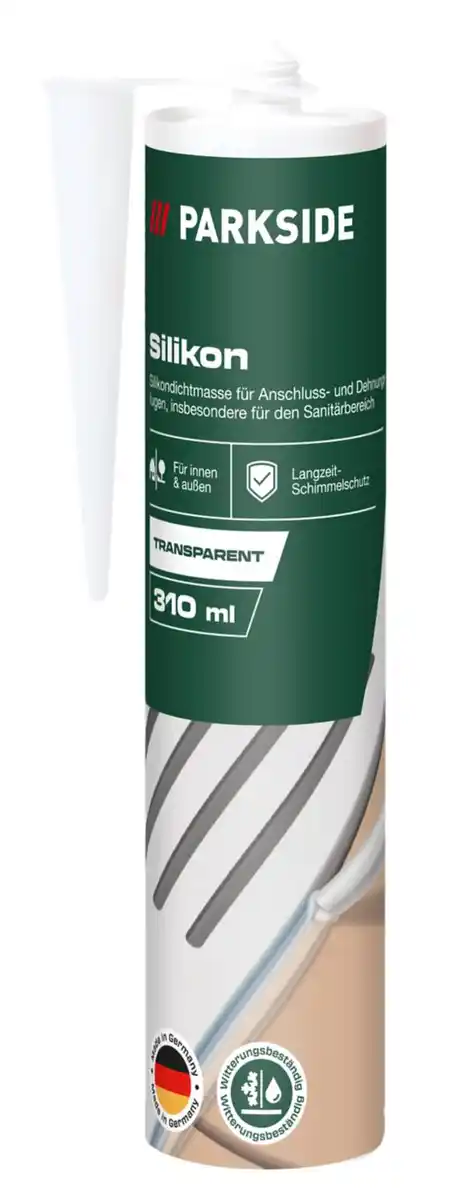 Bild 1 von PARKSIDE® Silikon transparent, 310-ml-Kartusche