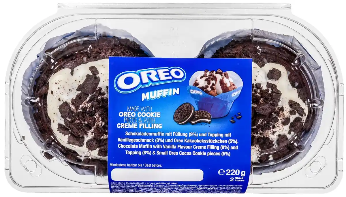 Bild 1 von OREO Muffins, 2 St. = 220-g-Packg.