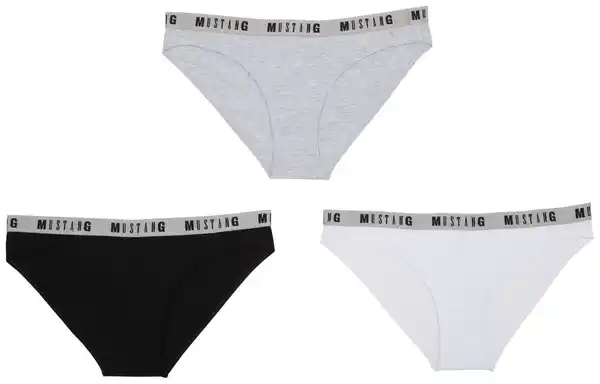 Bild 3 von MUSTANG Damen-Slips, 3-St.-Packg.