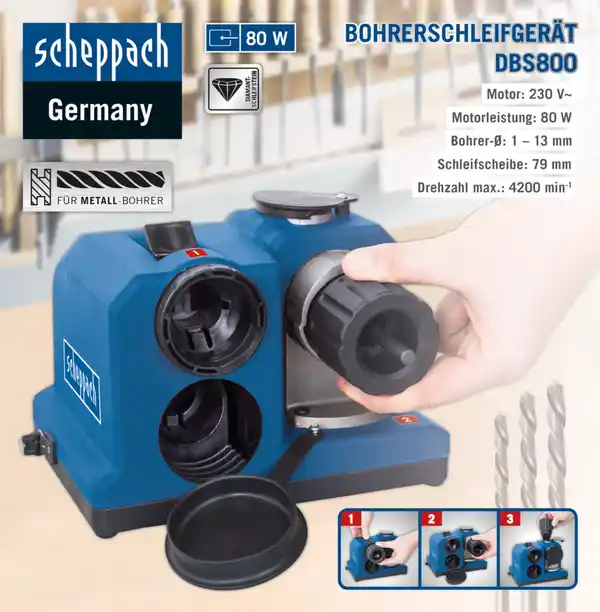 Bild 2 von Bohrerschleifgerät DBS800