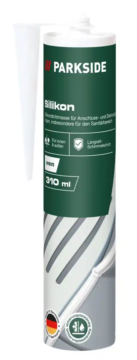 Bild 1 von PARKSIDE® Silikon weiß, 310-ml-Kartusche