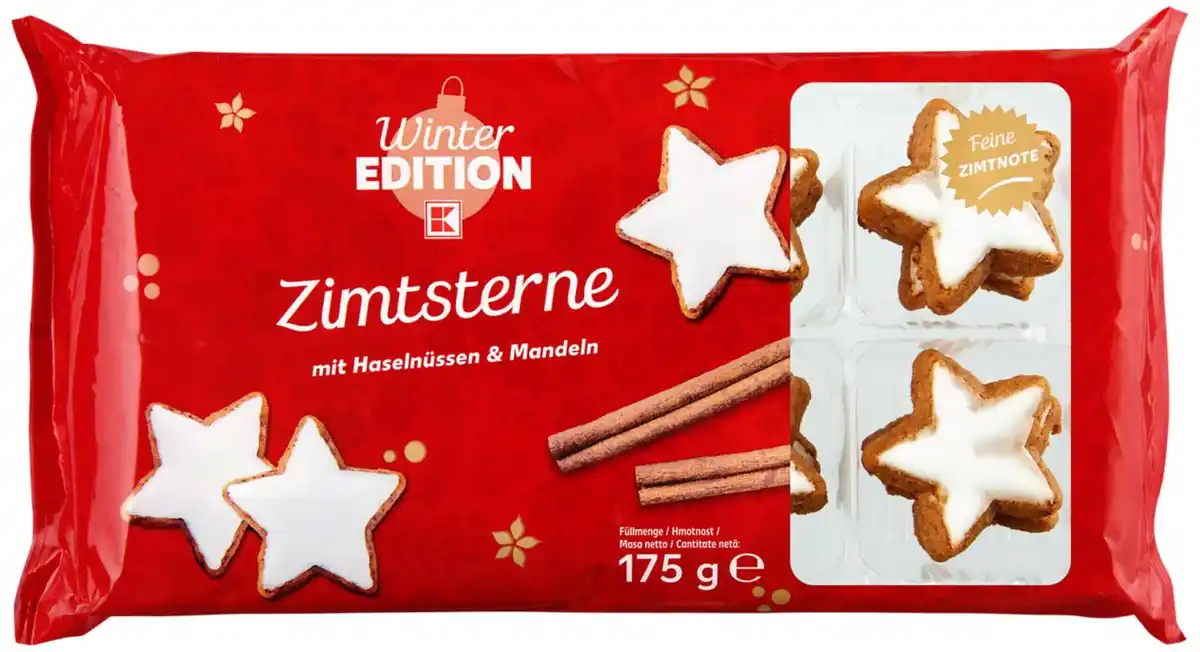 Bild 1 von K-WINTER EDITION Zimtsterne, 175-g-Packg.