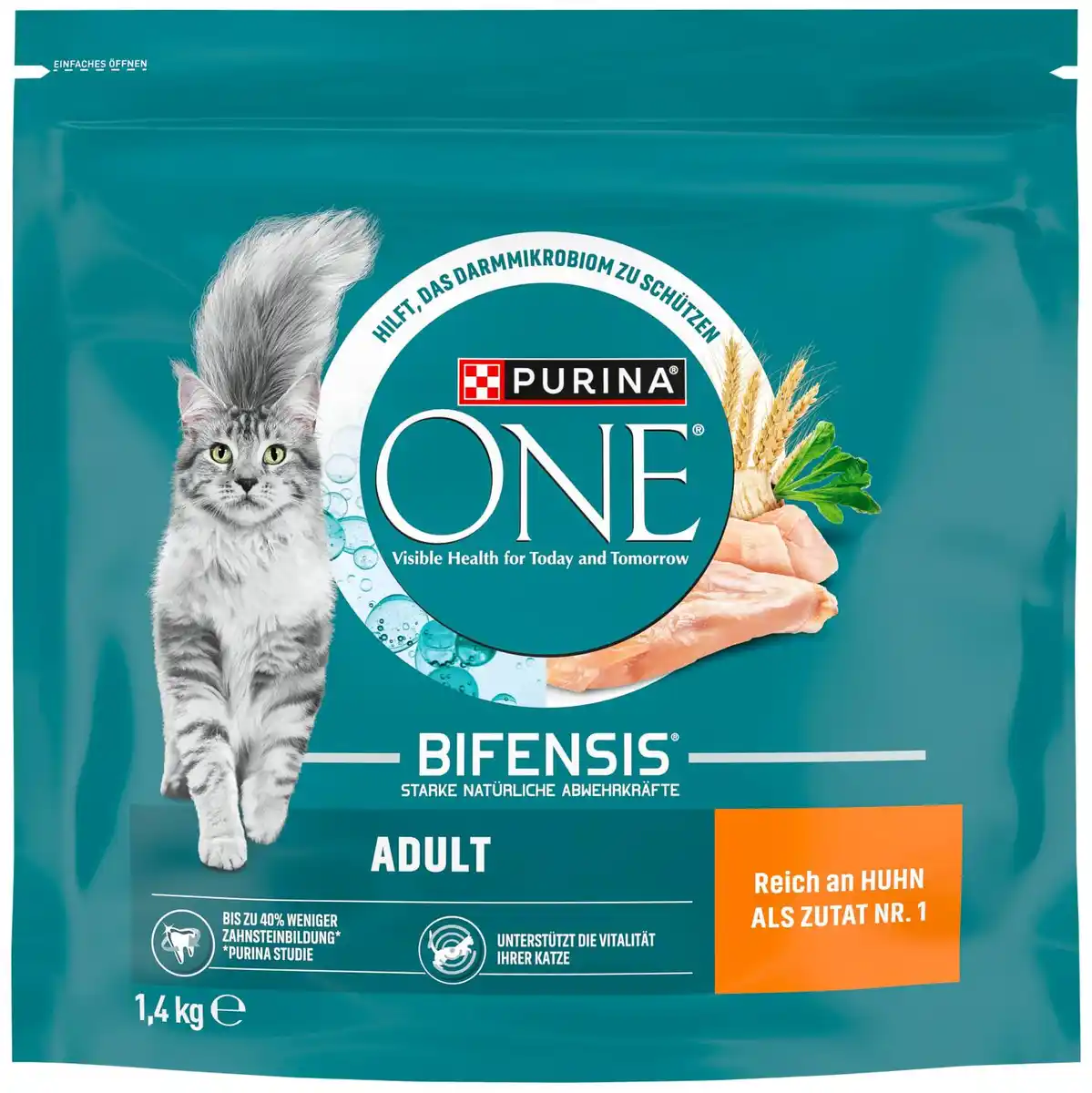 Bild 1 von PURINA ONE Katzennahrung, 1,4-kg-Beutel