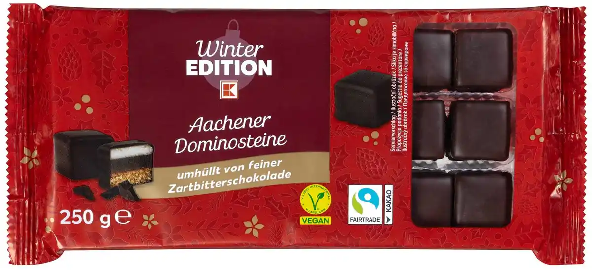 Bild 1 von K-WINTER EDIION Dominosteine, 250-g-Packg.