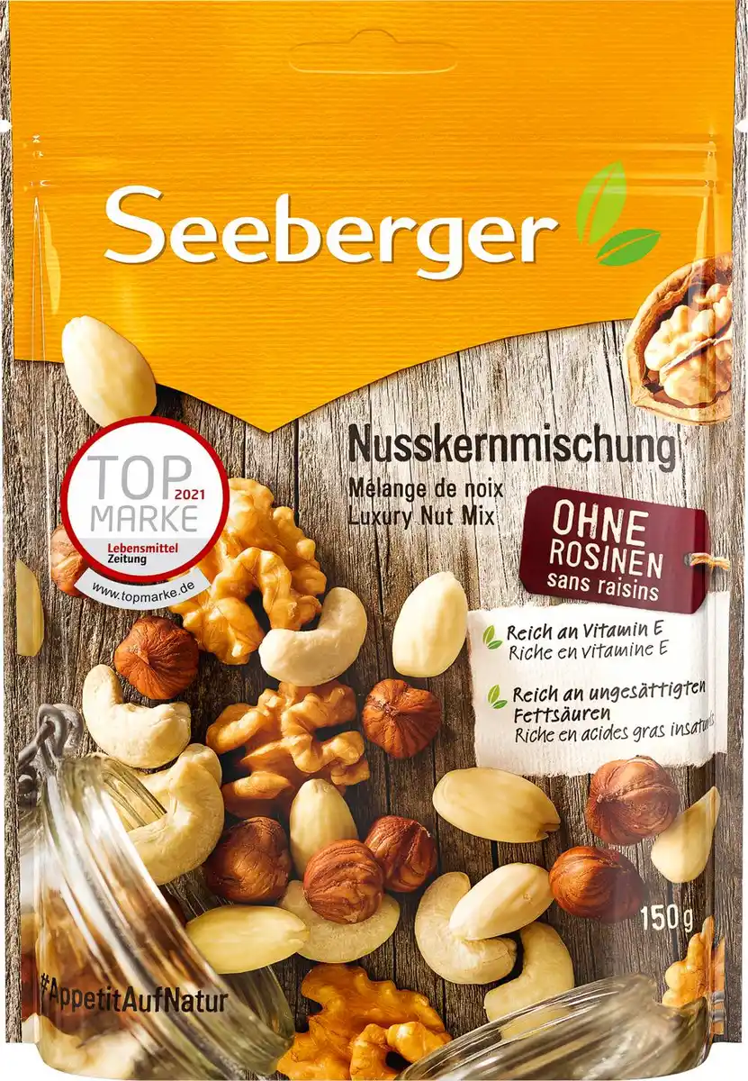 Bild 1 von SEEBERGER Nusskernmischung, 150-g-Packg.