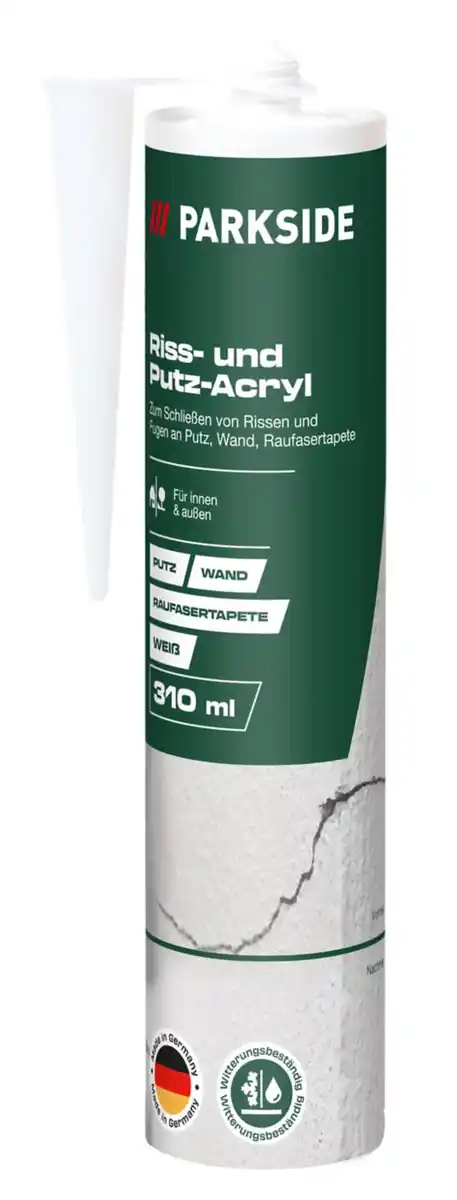 Bild 1 von PARKSIDE® Riss- und Putz-Acryl, 310-ml-Kartusche