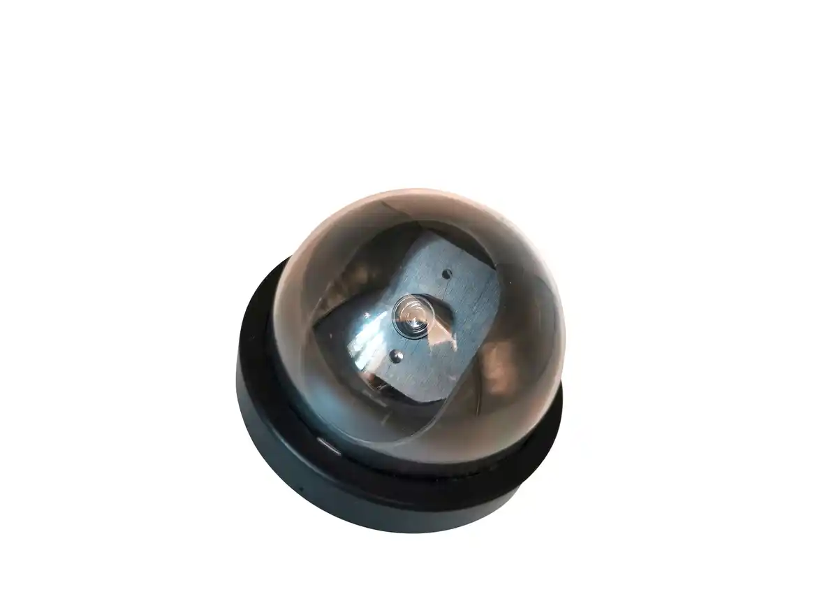 Bild 1 von Überwachungskamera Attrappe mit rot blinkende LED