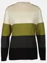 Bild 1 von Damen Pullover "Cashmere Like" mit Streifen Grün